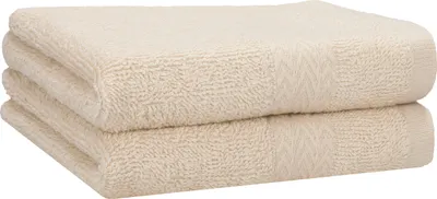 Produktbild von Betz 2 Stück Handtücher 50x100 cm PREMIUM  100% Baumwolle  Farbe: sand