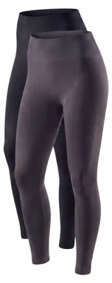 Produktbild von Thermoleggings Damen Skiunterwäsche 38 bis 50 Komfortbund angeraute Leggings