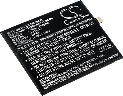 Obrázek produktu pro TECHTEK Baterie kompatibilní s [MeiZu] A680M, A680Q, M3e, Meilan E nahrazuje BA02