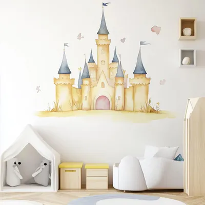 Obrázok produktu pre Decords, nástenná dekorácia – rozprávkový hradík do detskej izby, 239 cm