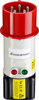 Immagine prodotto di Adattatore trifase Gossen a 5 poli 32A A3-32 con snodo GTZ3603000R0001