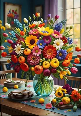 Image de BLUEBIRD Puzzle Bouquet coloré 1000 pièces