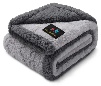 Produktbild von Hundedecke wasserdicht wendbar Sherpa-Fleece Couchbezug M Hellgrau