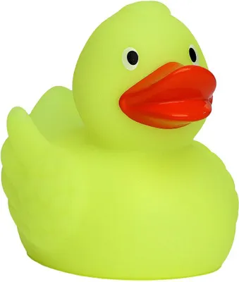 Produktbild von Ente nachtleuchtend - Quietscheente - Badeente - ca. 6 cm gross