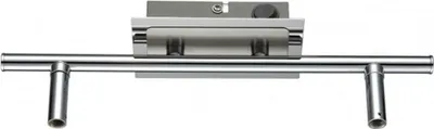 Produktbild von Brilliant Wandlampe Deckenleuchte Spotrohr Easyfix Edelstahl 2-flammig ohne Leuchtmittel & Fassung