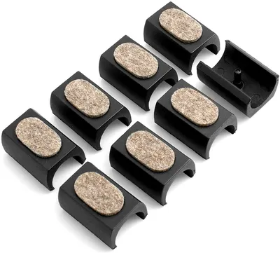Productafbeelding van Viltglijders, set van 8 stuks, voor cantilever stoelglijders, Ø 20-22 mm