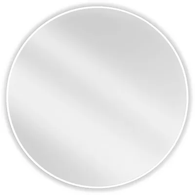 Zdjęcie produktu dla Mexen Loft lustro łazienkowe okragłe 90 cm, rama biała - 9850-090-090-000-20