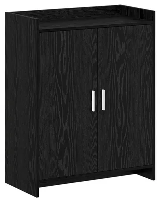 Produktbild von vidaXL Schuhschrank Schwarze Eiche 73,5 x 36 x 92 cm Holzwerkstoff