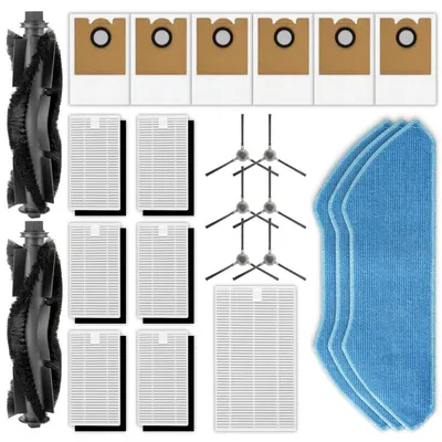 Image de Kit de pièces de rechange pour aspirateur robot M2 Pro/M2S Pro, comprenant 24 pièces