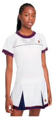 Imagen del producto de Camiseta Nike Slam para mujer, color blanco, talla S