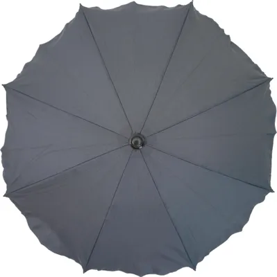 Produktbild von Skyline Sonnenschirm für Kinderwagen flexiblem Befestigungsarm UV-Schutz50+ Sonnensegel Sonnenschutz Kinderwagen-Sonnensegel, Ø63cm, Grau