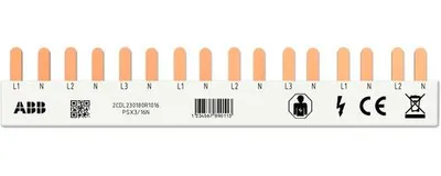 Image de ABB Rail de phase PSX3/16N FlexLine 3P+N 16Pins 8 TE 10qmm (2CDL230180R1016)