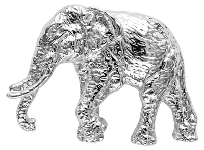 Immagine prodotto di Spilla a forma di elefante in argento sterling, con confezione regalo