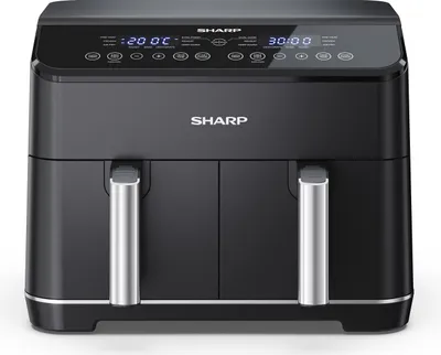 Produktbild von SHARP AF-GD82AE-B - Heißluft-Fritteuse - 8 Liter - 1.8 kW - schwarz/silber