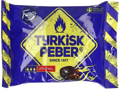 Image de Fazer Tyrkisk Peber 400 g - Bonbons au poivre turc