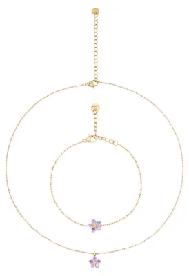 Produktbild von SUPSLIM damen schmuckset - gold, ONESIZE