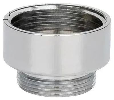 Obrázek produktu pro Adaptér pro kohoutek, vyrobený z mosazi, vhodný pro závity o průměru 16-32 mm. Dodává se v balení obsahujícím 6 kusů