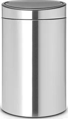 Zdjęcie produktu dla Brabantia 114809, 40 l, Narożny, Czarny, Stal nierdzewna, Plastik, Ręczny, 435 mm
