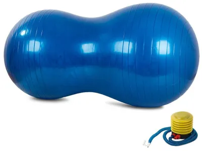 Obrázek produktu pro Verk 14285 Gymnastický míč tvarovaný 45 x 90 cm s pumpičkou modrý