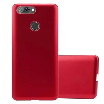 Immagine prodotto di Cadorabo copertura protettiva per ZTE Blade V9 caso in rosso telefono cellulare custodia TPU silicone caso di copertura