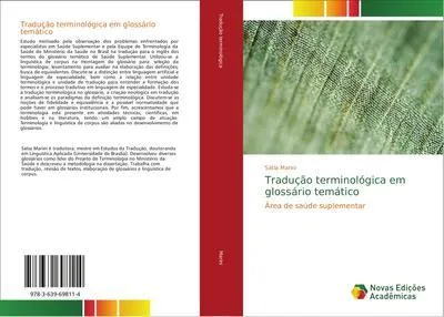 Produktbild von Tradução terminológica em glossário temático
