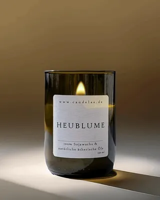 Zdjęcie produktu dla Swieca zapachowa Heublume - recznie robiona swieca z wosku sojowego - 250 ml