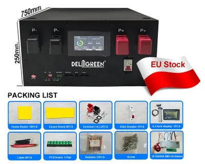 Produktbild von Batteriespeicherbox, kompaktes Design, unterstützt mehrere Batteriemodelle, Mit JK V19 BMS-a