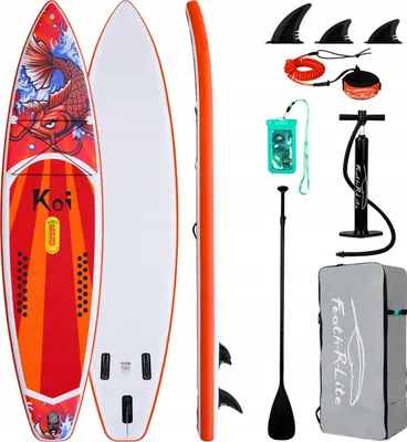 Produktbild von Sup Koi Board 335Cm Aufblasbar, Set Zubehör, Stabiler Tropfenstich Pvc