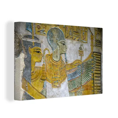 Zdjęcie produktu dla OneMillionCanvasses® - Obrazy na płótnie - 150x100 cm, Malarstwo w Egipcie, Druk na ścianie Dekoracja ścienna