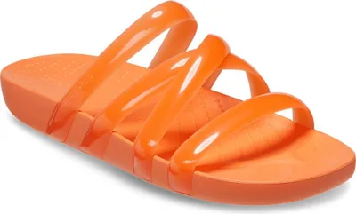 Produktbild von Crocs Splash Glossy Strappy Sandalen Orange EU 41-42 Frau Orange EU 41-42