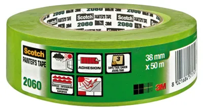 Productafbeelding van 3M PT206036 3M 2060 Malerband grün 36,0 mm x 50,0 m 1 Rolle