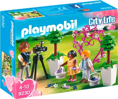 Produktbild von PLAYMOBIL City Life Fotograf mit Blumenkindern 9230