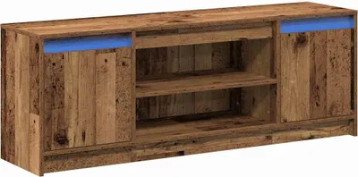 Obrázok produktu pre vidaXL TV skrinka, 139,5 x 34 x 50 cm, hnedá, drevovláknitá doska
