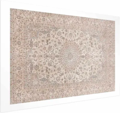 Obrázek produktu pro Posterpapier Poster - Pískový koberec - opotřebovaný perský koberec s bohatými ornamentálními motivy 30x21 cm Orient n-C-10044-ao-a