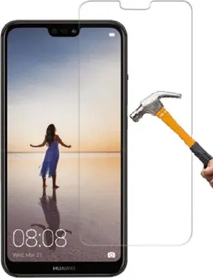 Produktbild von ino Schutzglas kompatibel mit Huawei P20 Lite Panzer Panzerglas Displayschutzglas   Schutz Schutz  9H Härte Displayglas