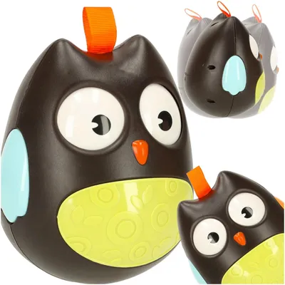 Image de Wańka Wstańka Hibou Sensory Sway Marron
