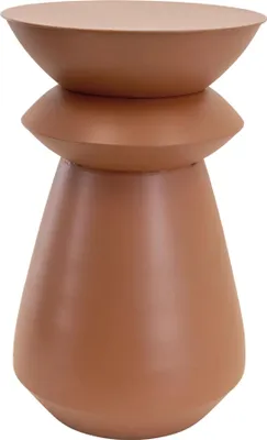 Produktbild von Beistelltisch - Ø34x51,5 cm - Rostfarbe - Stahl
