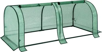 Zdjęcie produktu dla Namiot zewnętrzny, namiot tunelowy, 130 x 60 x 50 cm, zielony, PE i stal
