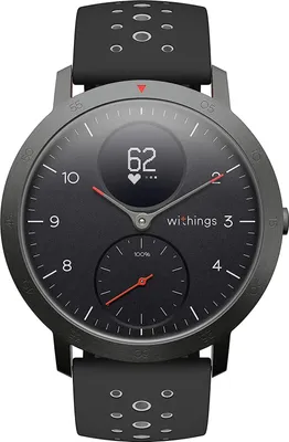 Produktbild von Withings Steel HR Sport - Multisport Hybrid Smartwatch, Connected GPS, Herzfrequenz, Fitnessniveau via VO2max, Aktivitäts- und Schlaftracking, Benachrichtigungen