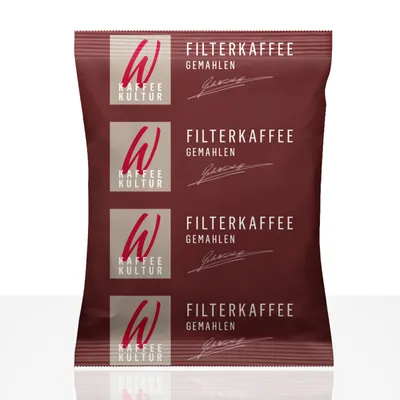 Produktbild von Westhoff Merkur Plus - 42 x 60g Kaffee gemahlen + 50 Korbfilter, Servicepaket