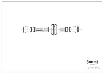 Produktbild von CORTECO 19027928 Bremsschlauch für FIAT STILO (192) STILO Multi Wagon (192)