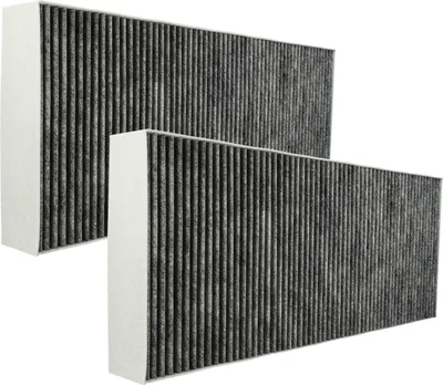 Produktbild von vhbw 2x Aktivkohlefilter Ersatz für Siemens LZ46810 für Dunstabzugshaube - 46 x 19,1 x 5 cm