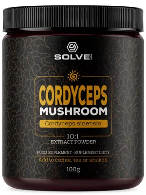 Zdjęcie produktu dla Solve Labs Cordyceps Mushroom Proszek 100 G