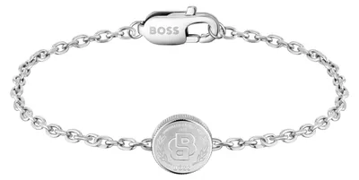 Produktbild von BOSS Jewelry Armband für Herren Kollektion DOUBLE B COIN aus Edelstahl mit einem