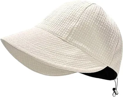 Immagine prodotto di Cappellino estivo pieghevole da donna con protezione UV 50, cappello da spiaggia a tesa larga, cappellino estivo leggero da donna, ideale per la spiaggia e le attività all'aria aperta