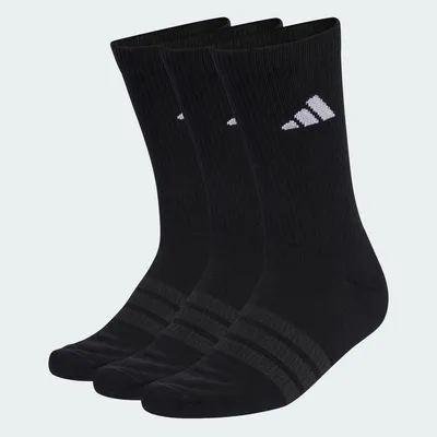 Produktbild von adidas Uni Cushioned Sportswear Crew Socks 3 Pair Pack, black/black/white, 48