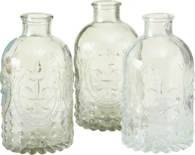 Produktbild von Boltze 4019400, Flaschenförmige Vase, Glas, Transparent, Glänzend, Transparent, Country