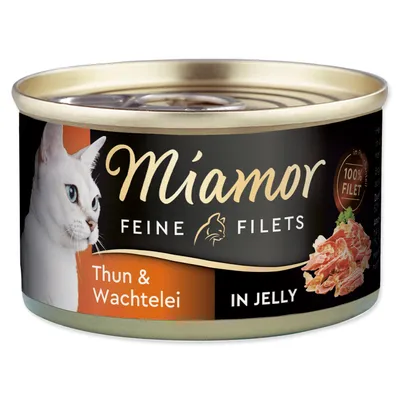 Image de Miamor Cat Filet en conserve thon+caille. gelée d'oeufs100g