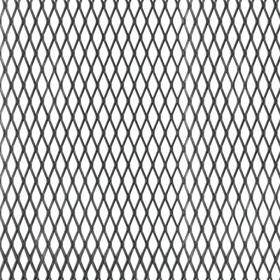 Image de Alberts 465919 Tôle de métal déployé, aluminium, aluminium anodisé noir, 600 x 1000 x 1 mm