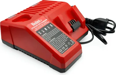 Image de Chargeur compatible Milwaukee M12-M18 pour batteries 10,8 V - 18 V